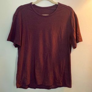 Lululemon Maroon T Shirt, Size Small, Lightly Used